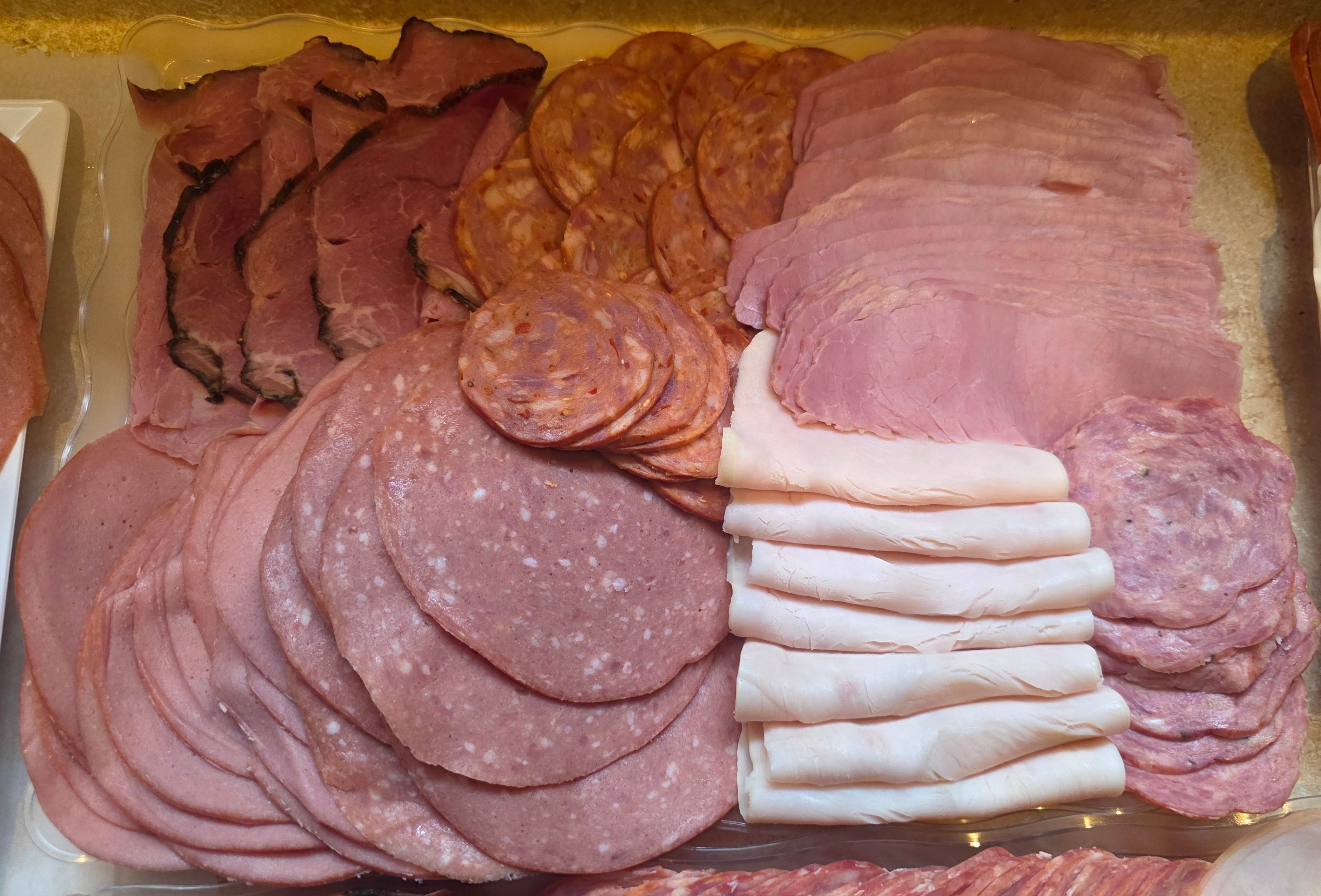 Cold cut tray detail 2