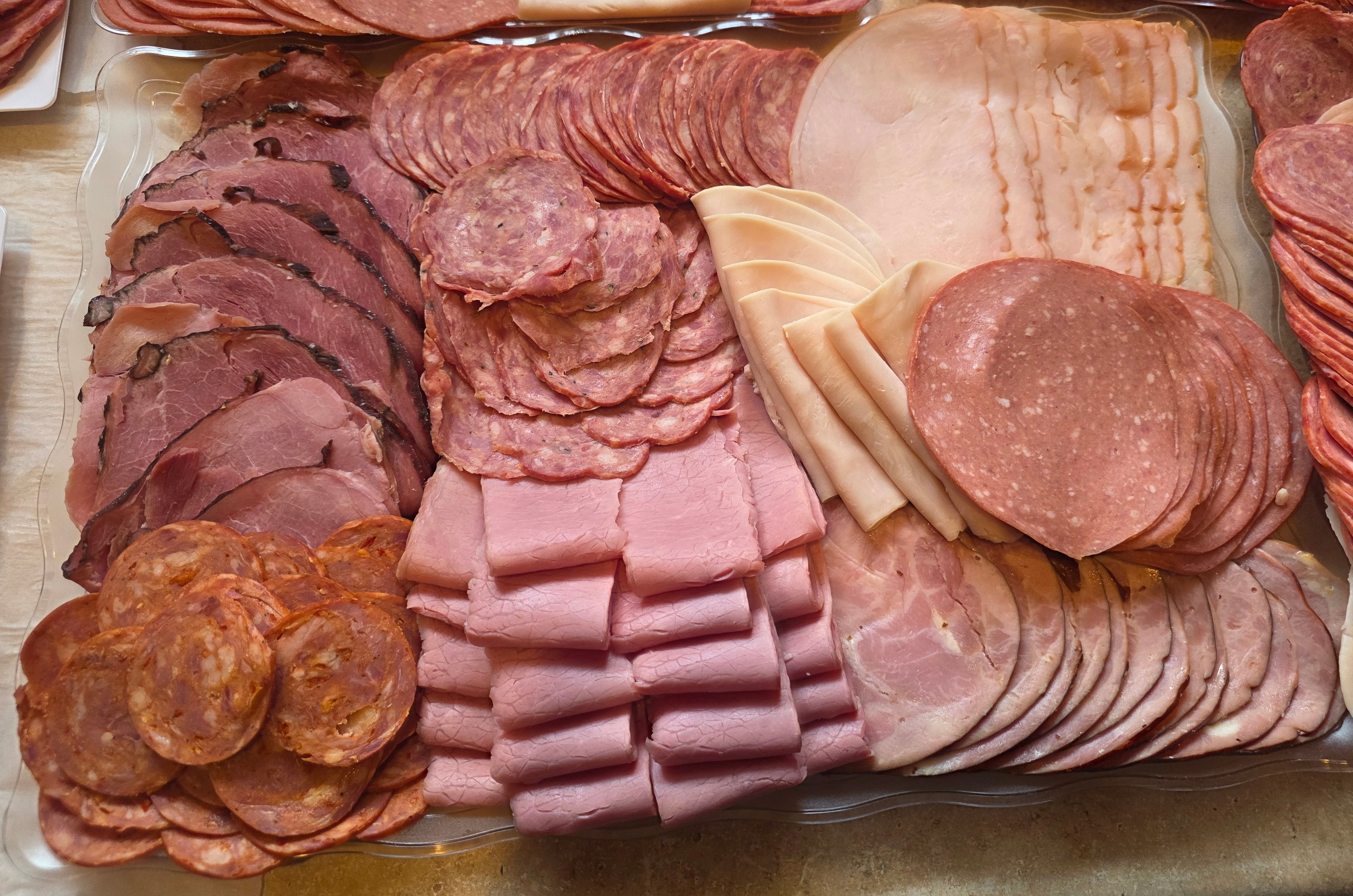 Cold cuts and trays