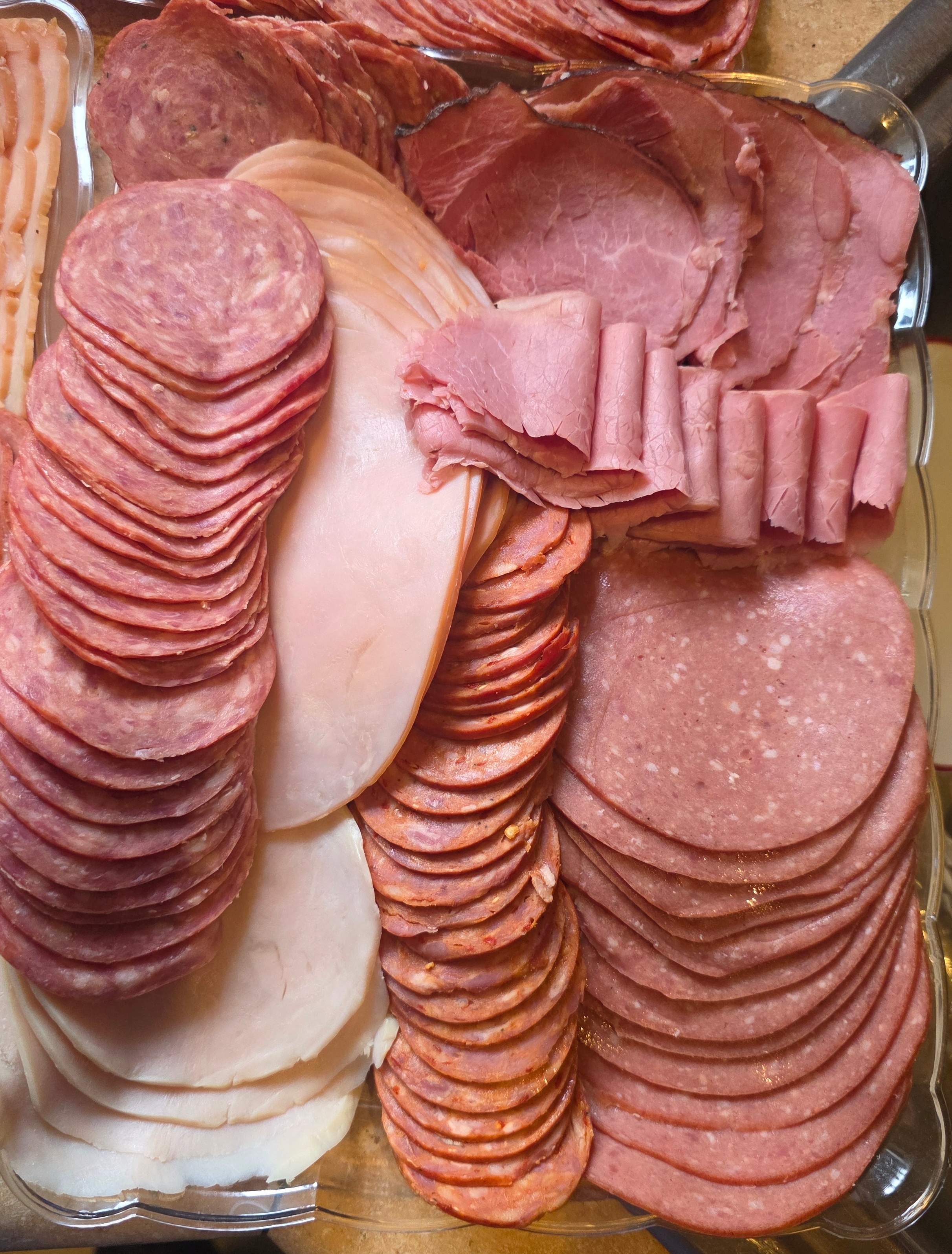 Cold cut tray detail 3